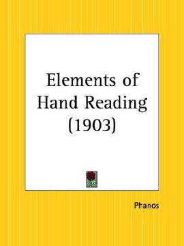 portada elements of hand reading