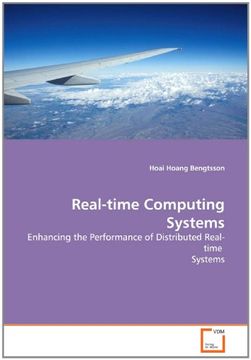 portada Real-time Computing Systems: Enhancing the Performance of Distributed Real-time  Systems
