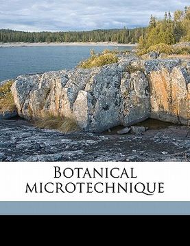 portada botanical microtechnique (en Inglés)