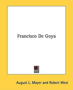 portada francisco de goya (en Inglés)