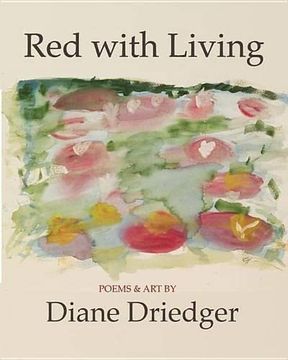 portada Red with Living: Poems and Art (en Inglés)