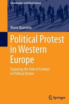 portada Political Protest in Western Europe: Exploring the Role of Context in Political Action (en Inglés)