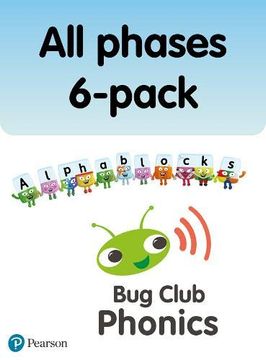 portada New Phonics bug and Alphablocks all Phases 6-Pack (in English)