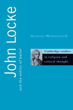 portada John Locke and the Ethics of Belief Paperback (Cambridge Studies in Religion and Critical Thought) (in English)