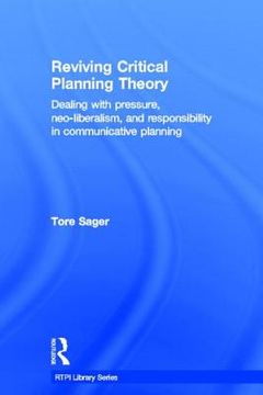 portada reviving critical planning theory (en Inglés)