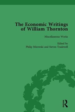 portada The Economic Writings of William Thornton Vol 1