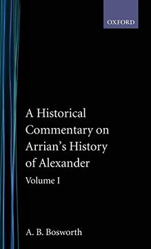 portada A Historical Commentary on Arrian's History of Alexander, Vol. 1: Books I-Iii (en Inglés)