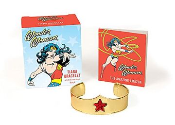 portada Wonder Woman Tiara Bracelet and Illustrated Book (rp Minis) 