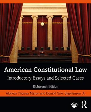 portada American Constitutional Law: Introductory Essays and Selected Cases (in English)