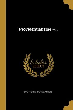portada Providentialisme --... (en Francés)