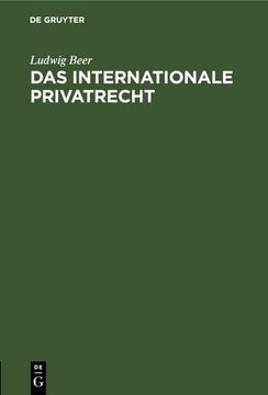portada Das Internationale Privatrecht (en Alemán)
