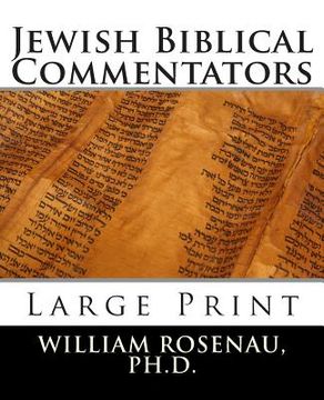 portada Jewish Biblical Commentators: Large Print (en Inglés)