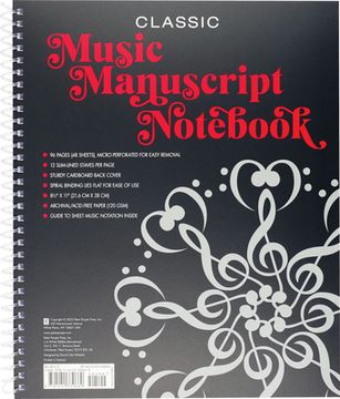 portada Music Manuscript Notebook (Classic)