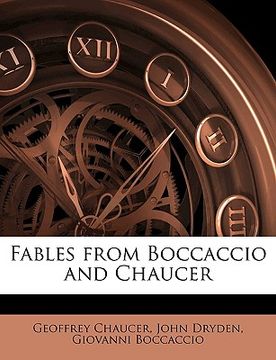 portada fables from boccaccio and chaucer (in English)