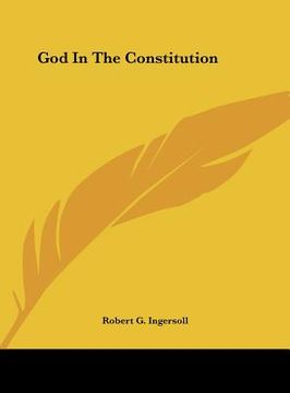 portada god in the constitution (en Inglés)