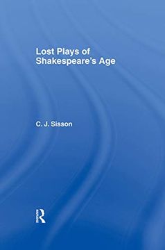 portada Lost Plays of Shakespeare's age (en Inglés)