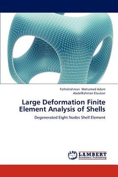 portada large deformation finite element analysis of shells