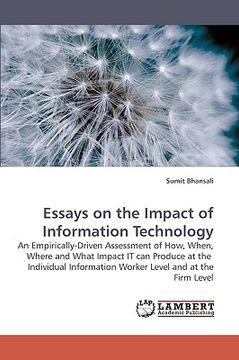 portada essays on the impact of information technology (en Inglés)