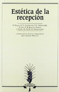 Libro Estética de la Recepción (Lecturas) De P. Burger Buscalibre