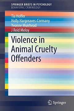 portada Violence in Animal Cruelty Offenders (Springerbriefs in Psychology) (in English)