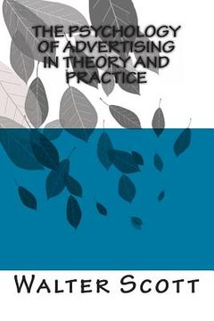 portada The Psychology of Advertising in Theory And Practice (en Inglés)