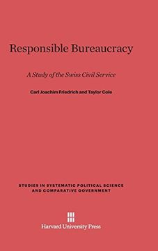 portada Responsible Bureaucracy (Studies in Systematic Political Science and Comparative Gove) 