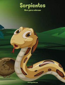 portada Serpientes libro para colorear 1