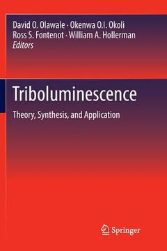 portada Triboluminescence: Theory, Synthesis, and Application