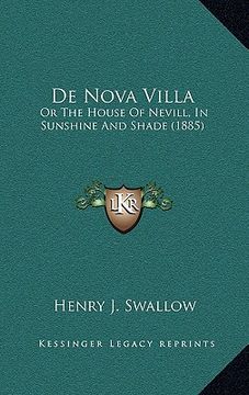 portada de nova villa: or the house of nevill, in sunshine and shade (1885) (en Inglés)
