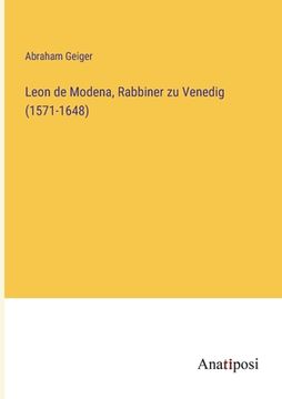 portada Leon de Modena, Rabbiner zu Venedig (1571-1648) (en Alemán)