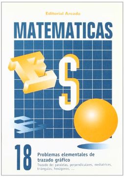 portada Cuaderno matematicas 18 - problemas elementales de trazado