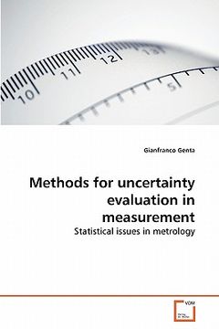 portada methods for uncertainty evaluation in measurement (en Inglés)