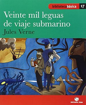 portada Biblioteca Básica 018 - Veinte mil Leguas de Viaje Submarino -j. Verne- (Bibliteca Basica) - 9788430765485 (in Spanish)