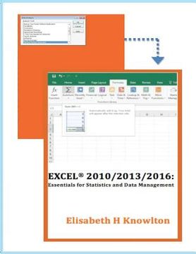 portada Excel 2010/2013/2016: Essentials for Statistics and Data Management (en Inglés)