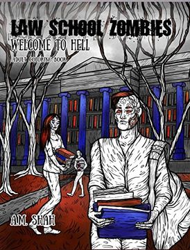 portada Law School Zombies Welcome To Hell: Adult Coloring Book