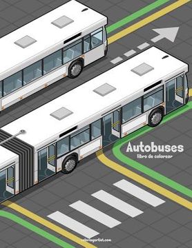 portada Autobuses libro de colorear 1