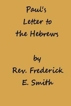 portada Paul's Letter to the Hebrews (en Inglés)