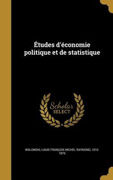 portada Études d'économie politique et de statistique (in French)