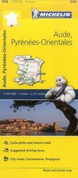 portada Mapa Local Aude, Pyrenees-Orientales (Michelin Local Maps)