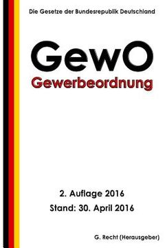 portada Gewerbeordnung - GewO, 2. Auflage 2016 (en Alemán)