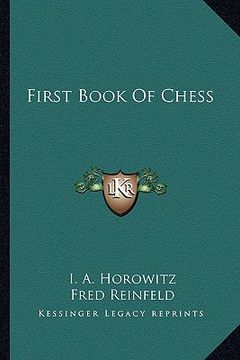 portada first book of chess (in English)