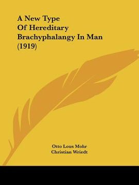 portada a new type of hereditary brachyphalangy in man (1919)