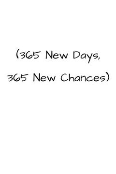portada 365 new Days, 365 new Chances (en Inglés)