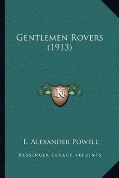 portada gentlemen rovers (1913) (en Inglés)