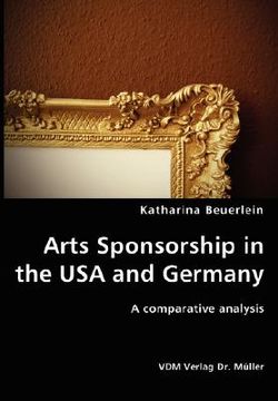 portada arts sponsorship in the usa and germany (en Inglés)