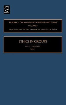 portada ethics in groups (en Inglés)
