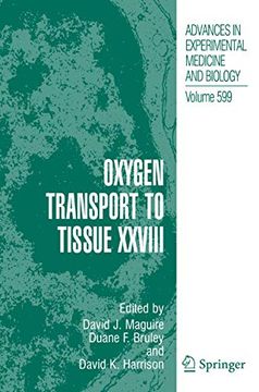 portada Oxygen Transport to Tissue Xxviii (en Inglés)