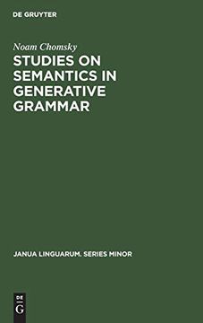 portada Chomsky: Studies on Semantics Jlmi 107 3. Pr (Janua Linguarum. Series Minor) (en Inglés)
