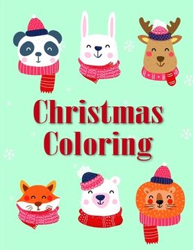 portada Christmas Coloring: coloring pages for adults relaxation with funny images to Relief Stress (en Inglés)