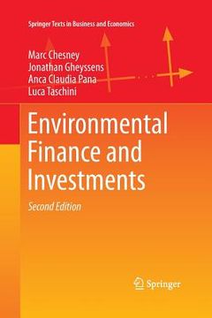 portada Environmental Finance and Investments (en Inglés)